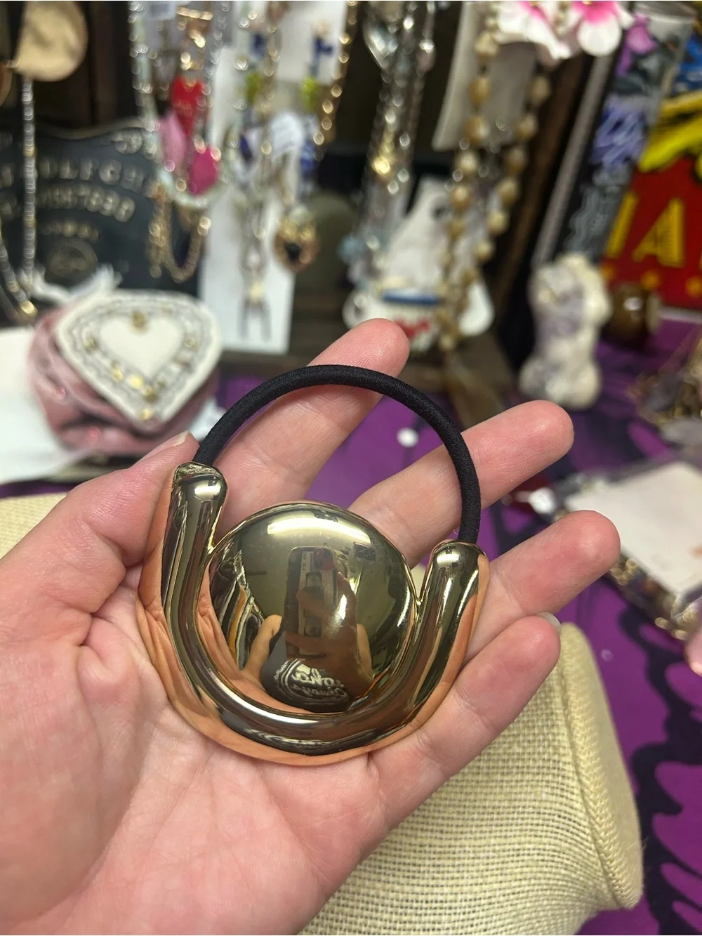 NWOT Free People Gold Hideaway Hair Cuff